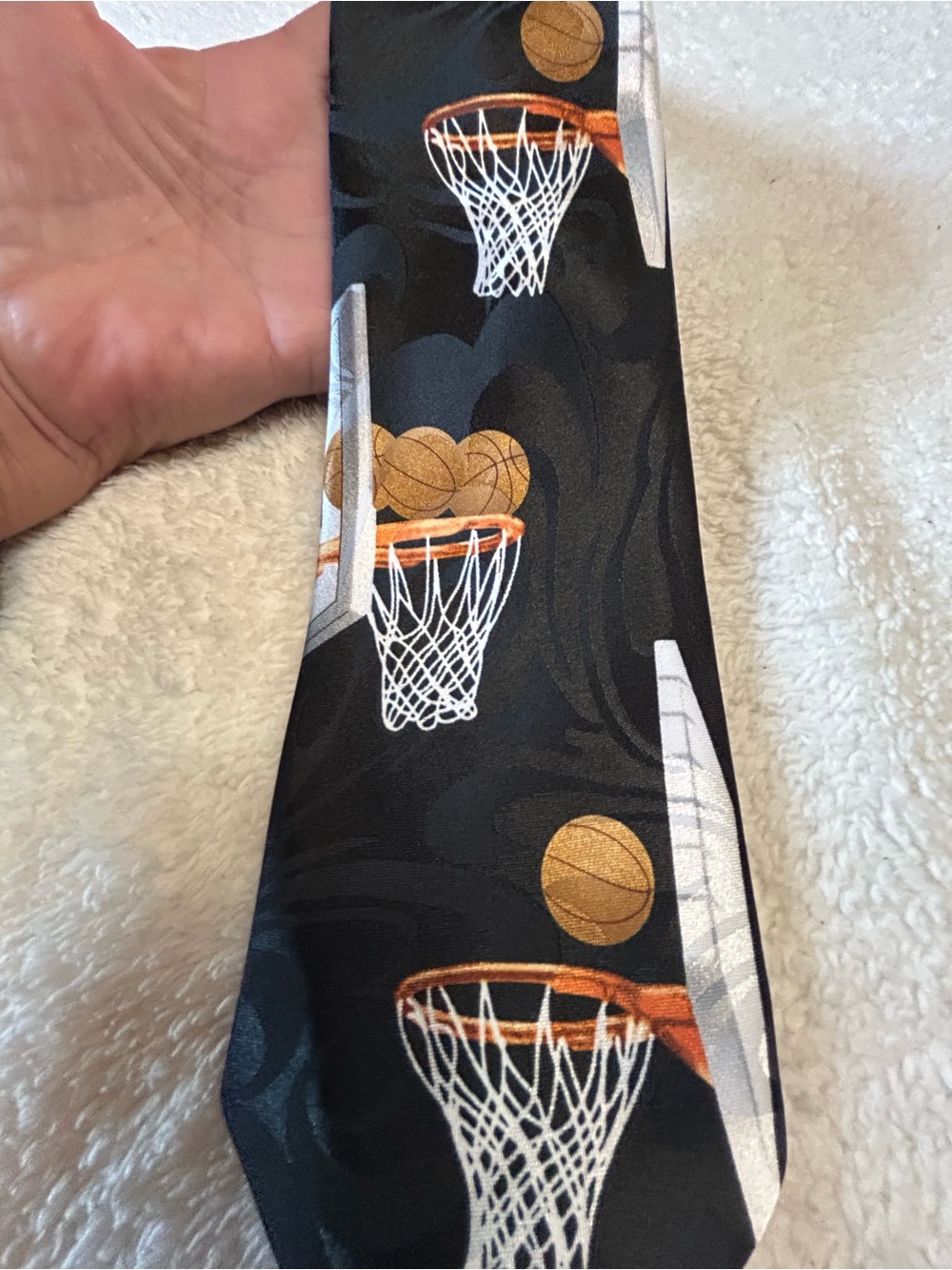 🎁3 for $30 - Basketball Print Necktie